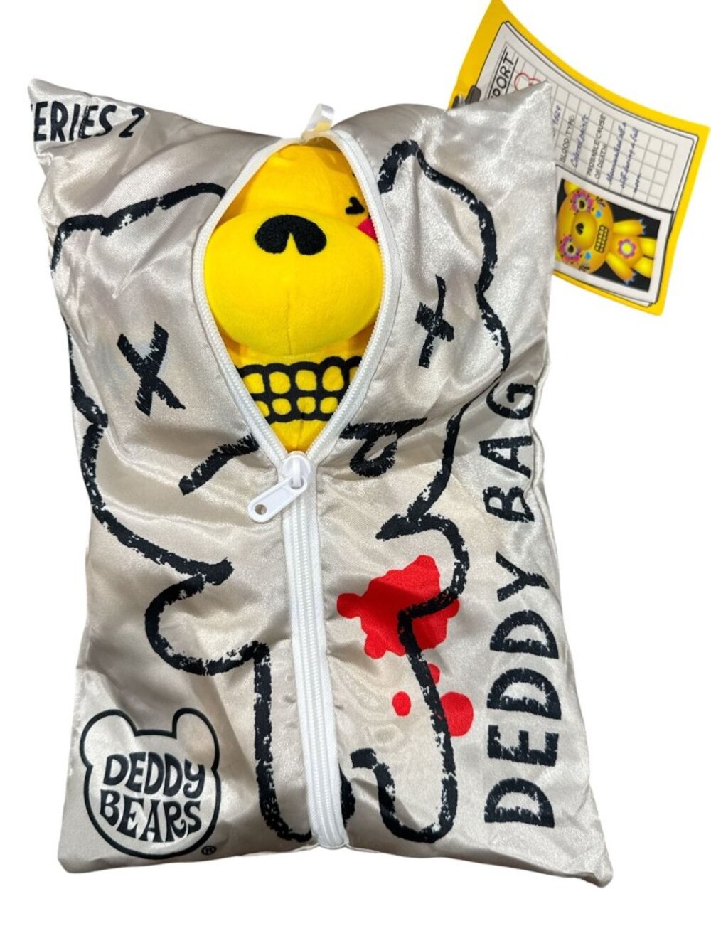 Deddy Bears Series 2 Muertobear 12" Plush With Autopsy Bag & Tag